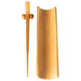 Bamboo Cha He, Cha Chi & Cha Zhen (Tea Holder, Spoon & Pin)